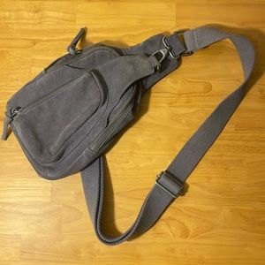 Free People Hudson Sling Bag - Slate